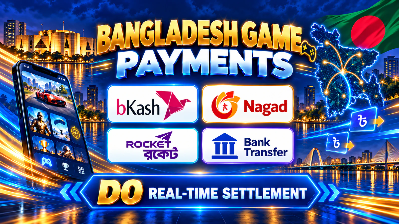 Bangladesh payment infrastructure illustration
