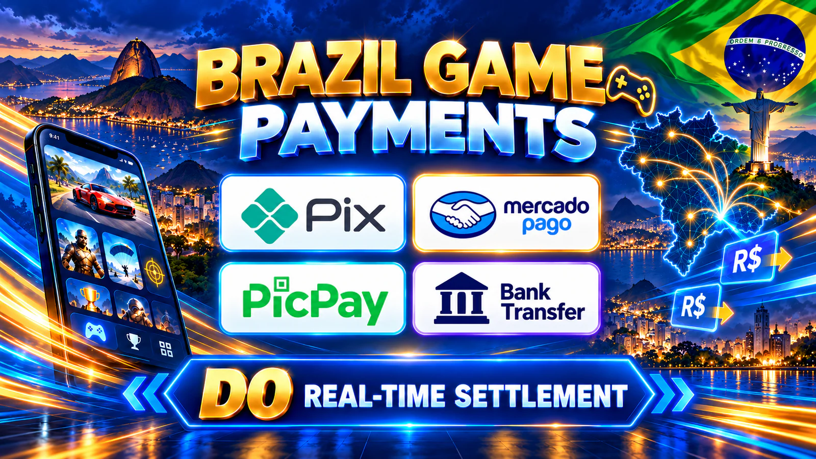 Brazil payment infrastructure illustration